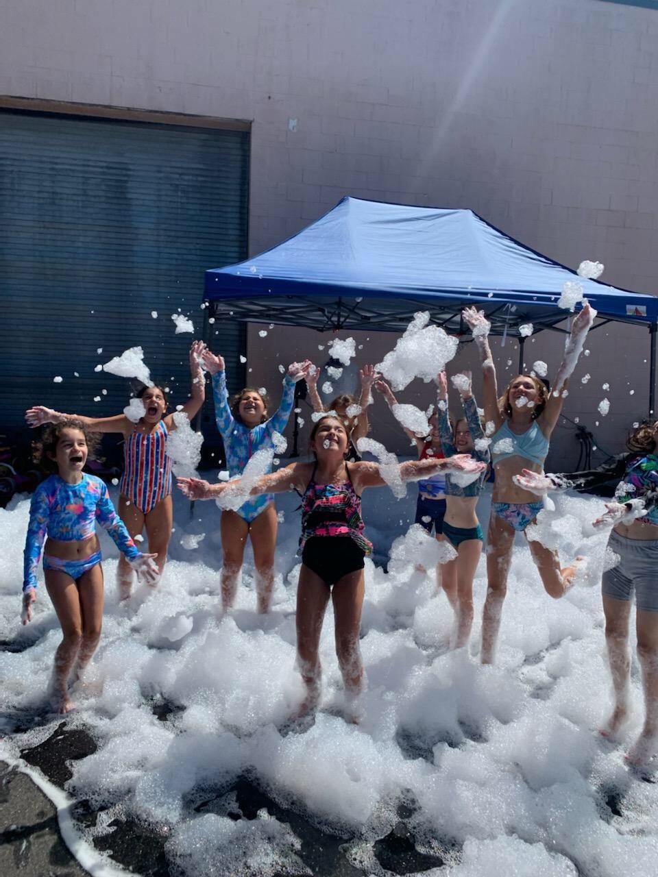 Children celebrating a birthday party
